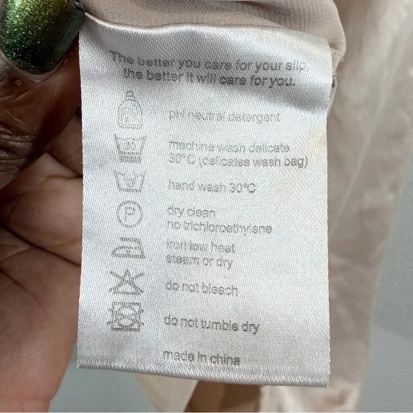 Slip Silk Pillowcase Tan Caramel Standard Envelope End - Picture 5 of 9